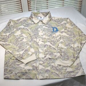 Disney Casual Button Down Shirt - Cream, Green, Purple